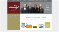 Desktop Screenshot of deybllp.com